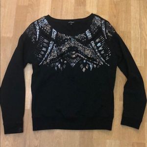 Sequined sweatshirt